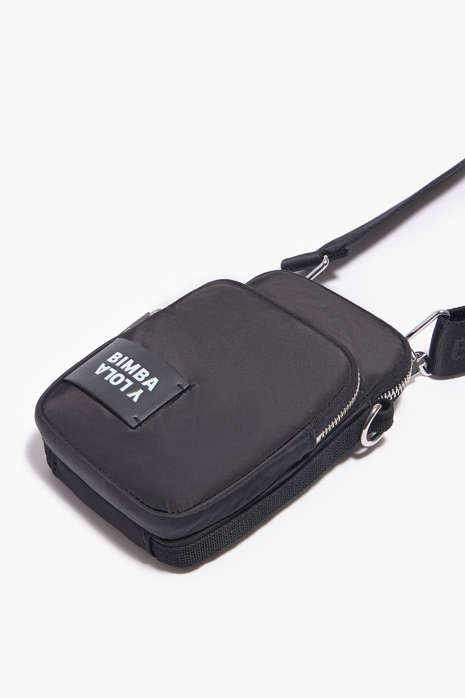 Bolsa pequena de náilon preta