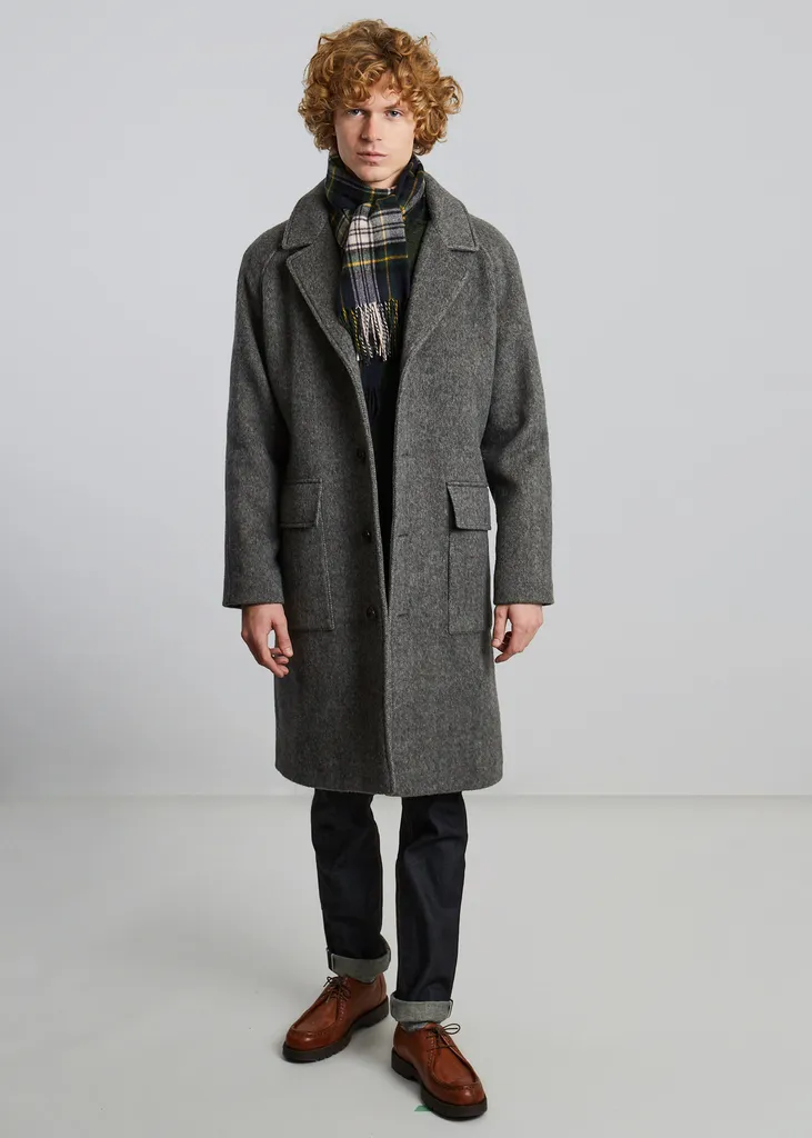 Pardessus oversize en laine fabriqué en France L'Exception Paris