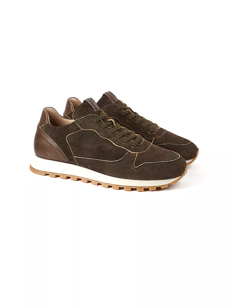 DIRNDL & BUA Sneaker ANTIKBOCK braun