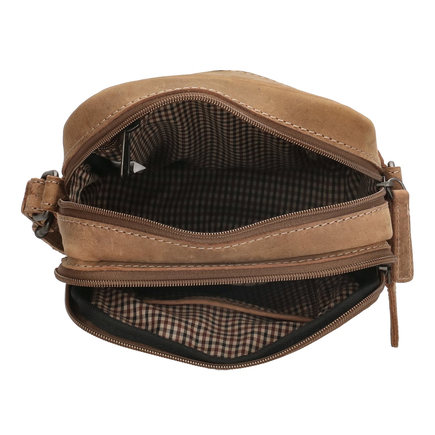Hide & Stitches Idaho Harmony Schoudertas bruin