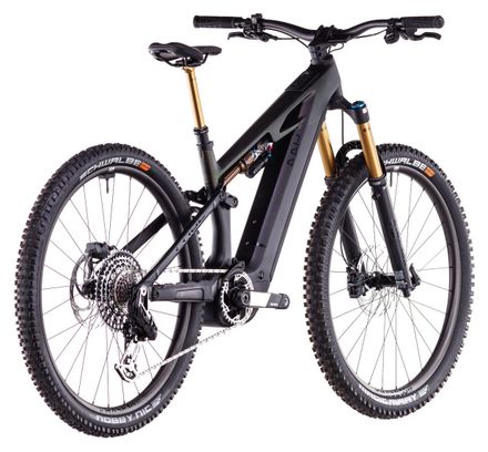 VTT Électrique Tout-Suspendu Cube Stereo Hybrid One44 HPC SLT 800 Sram XX Eagle AXS 12V 800 Wh 29'' Gris Irisé Liquid Lava 2025