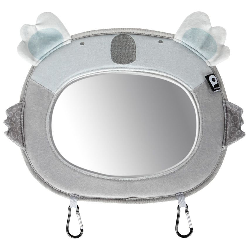 Grand miroir de voiture Koala - Ecru