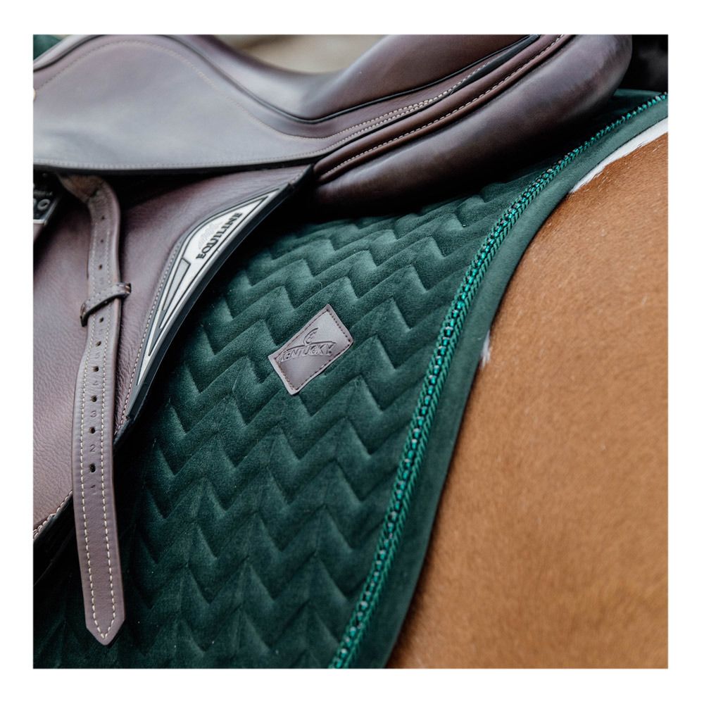 Kentucky VELVET PEARLS - Tapis d'obstacle pine green