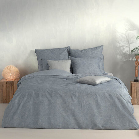 Dekbedovertrek Paisley di Lino - Denim