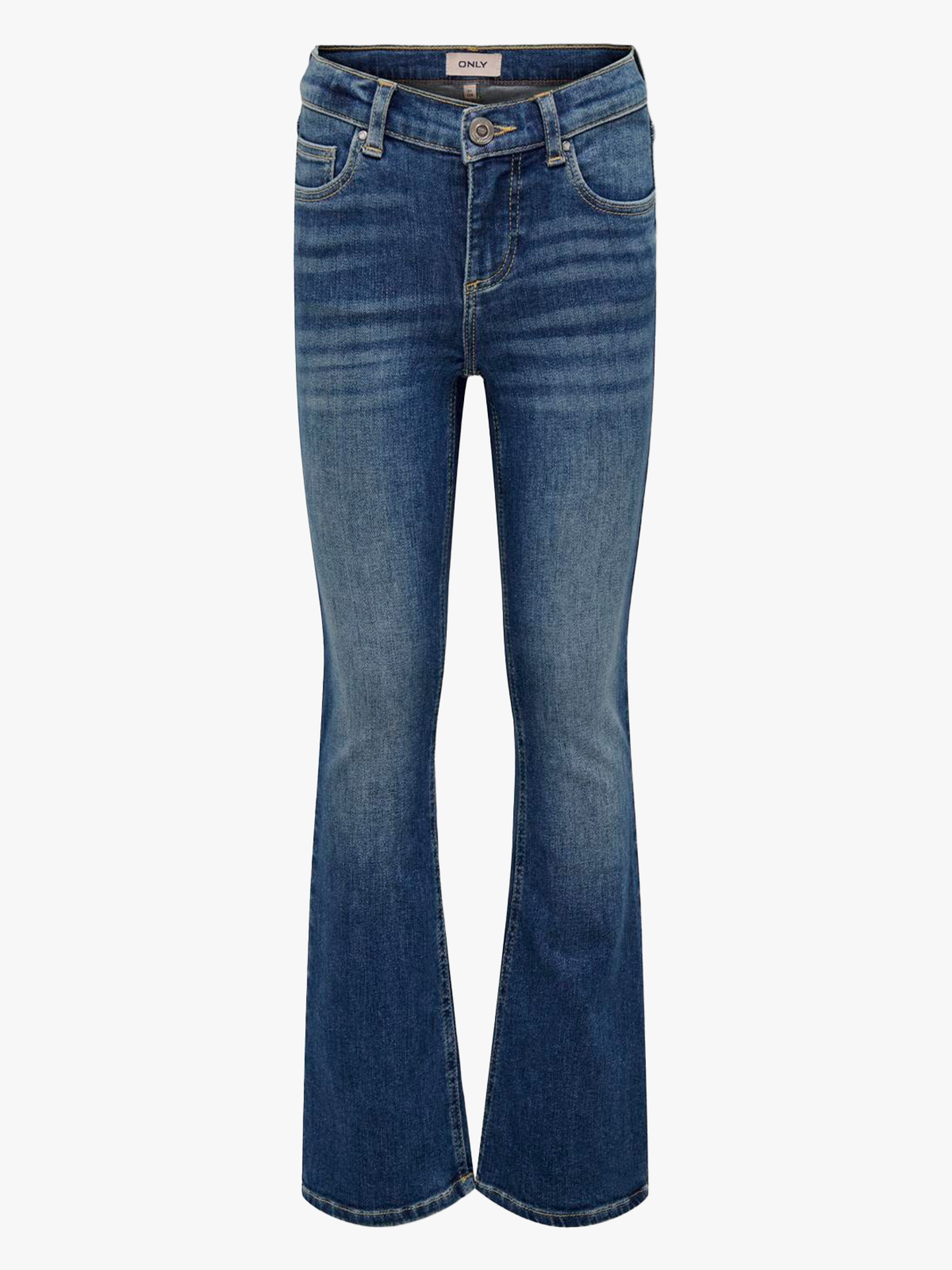 Blush Flared Denim Rea