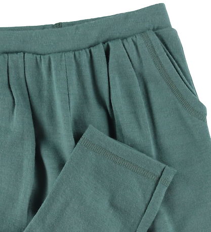 Joha Leggings - Wolle - Dunkelgrün