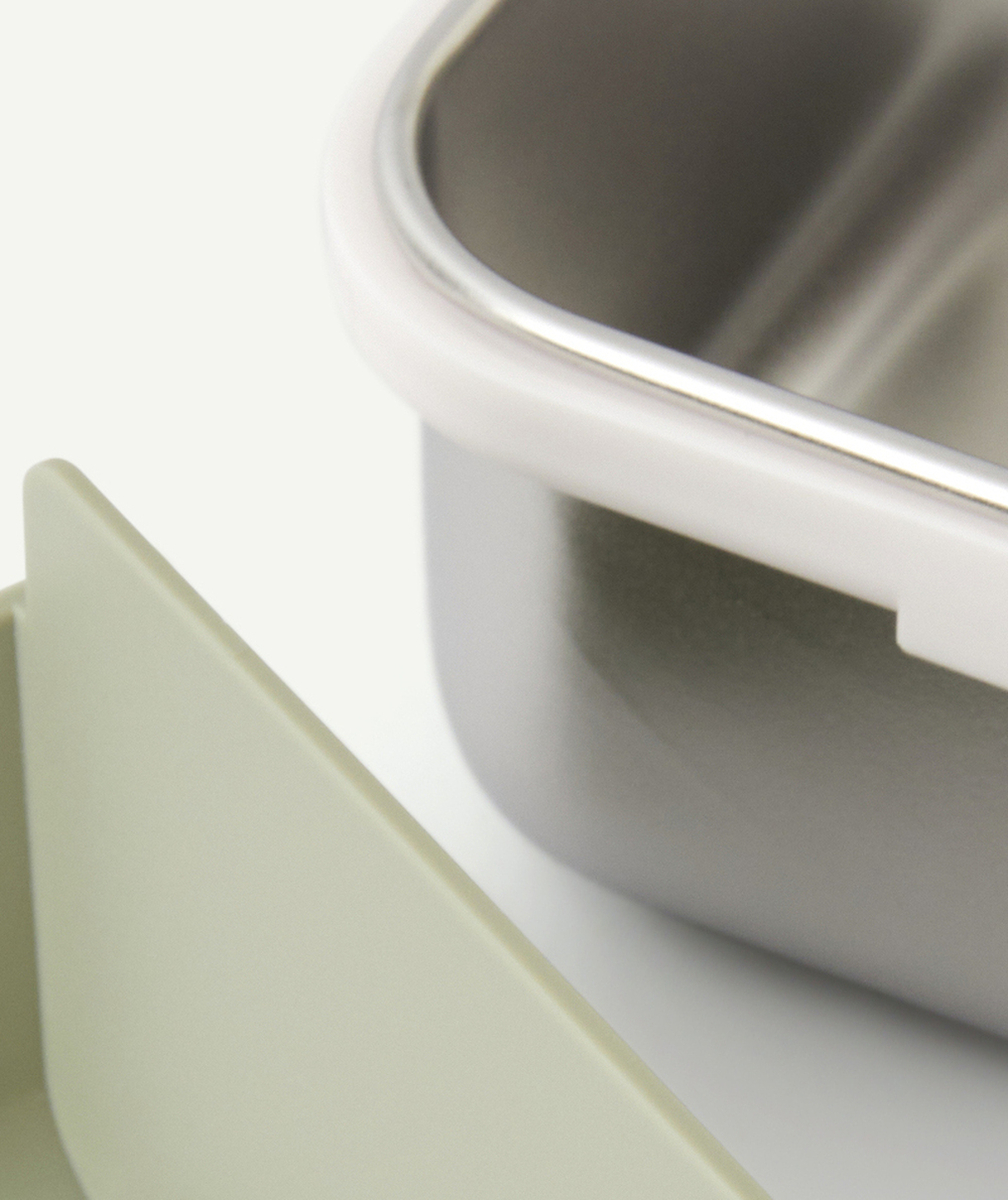 LASSIGBOÎTE À GOÛTER EN INOX OLIVE