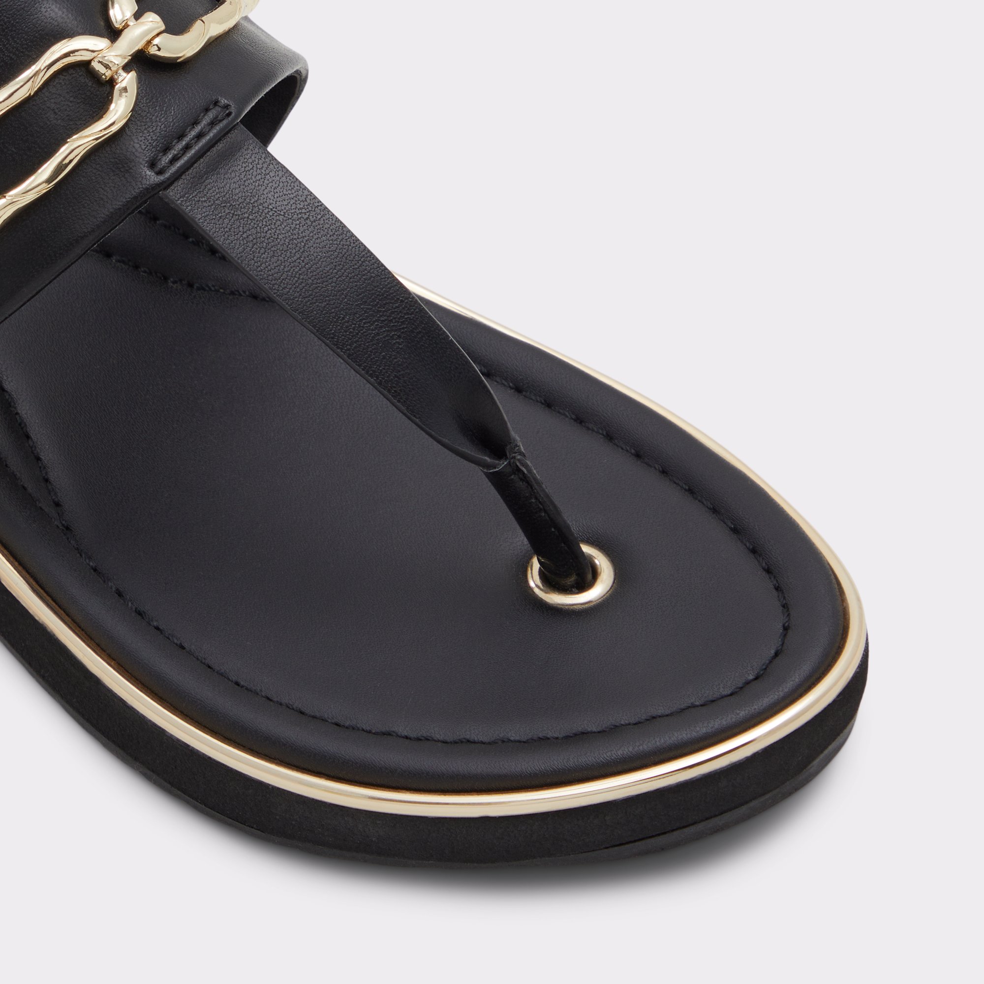 Enorel Black Women Flat Sandals