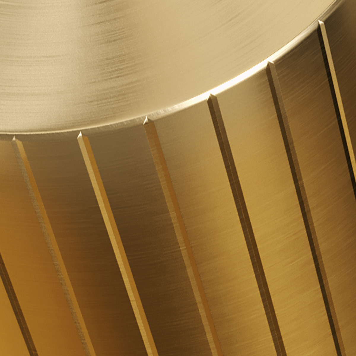 Brauer Stripe verhoogde wastafelkraan model A met ColdStart messing geborsteld PVD