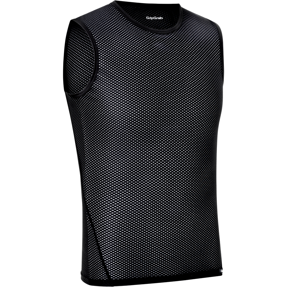 GripGrab Ultralight Mesh svedundertrøje uden ærmer sort