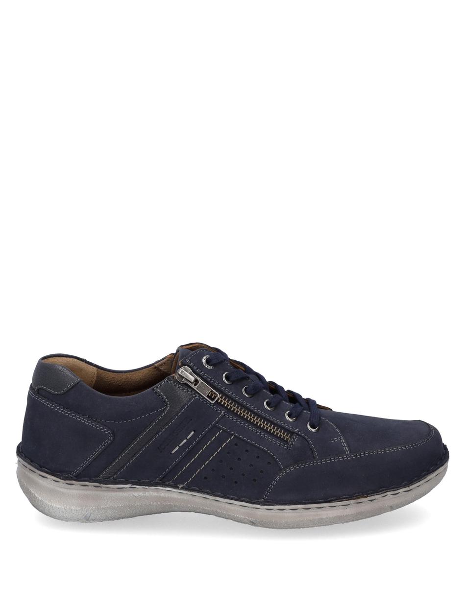 Halbschuh Alfred 02, indigo-kombi