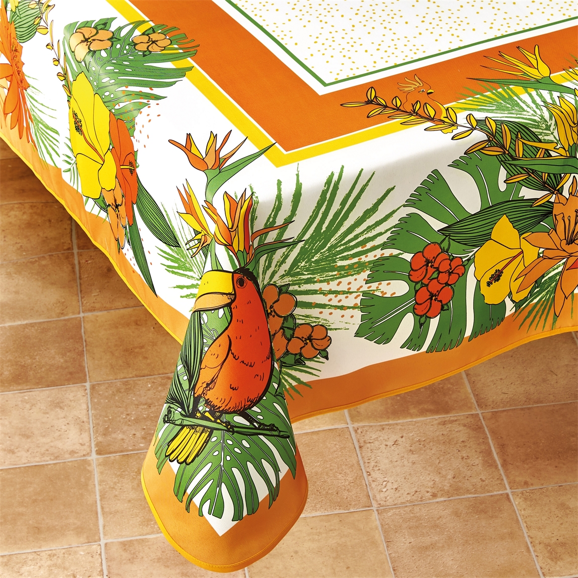 Nappe tropicale ronde ou rectangulaire