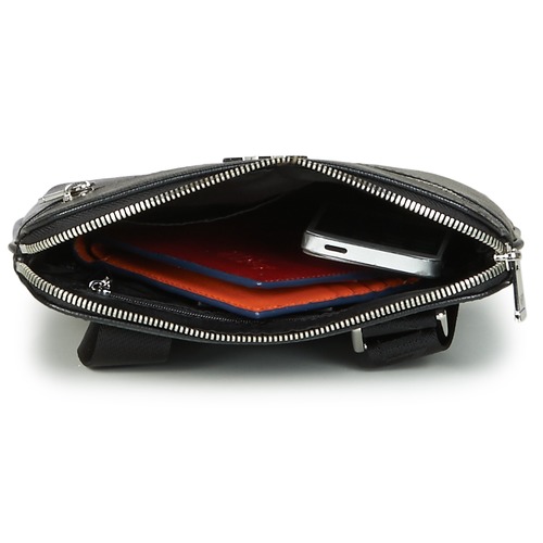 Emporio Armani - BUSINESS FLAT MESSENGER BAG - Noir
