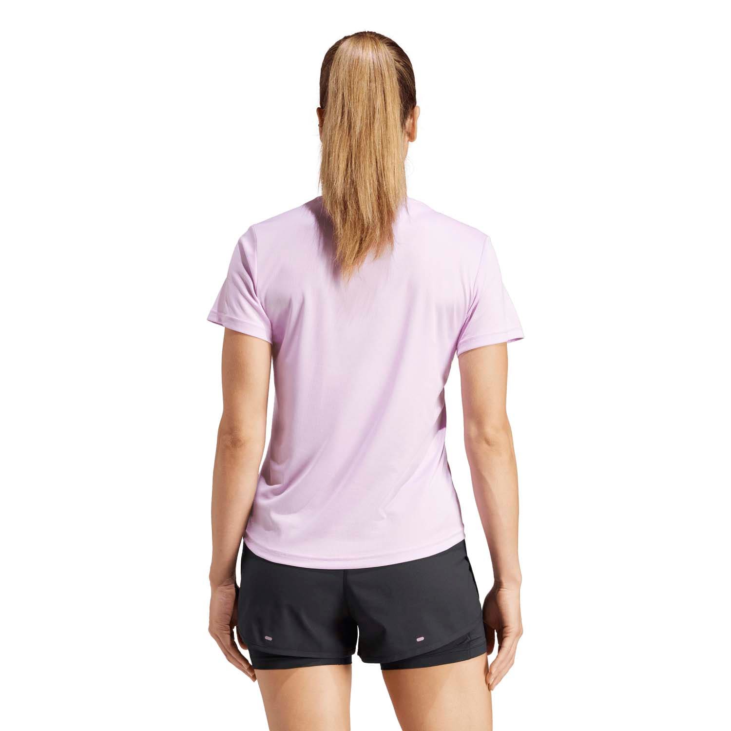 adidas  Run It Tee 3 Stripes Dames