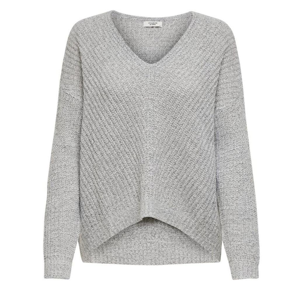 JDY Pull gris chiné femme Jacqueline de Yong MEGAN