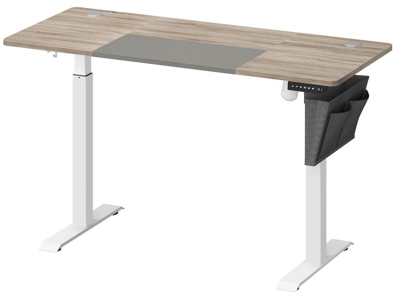 Songmics Stehtisch 140 x 60 cm, höhenverstellbar Bürotisch