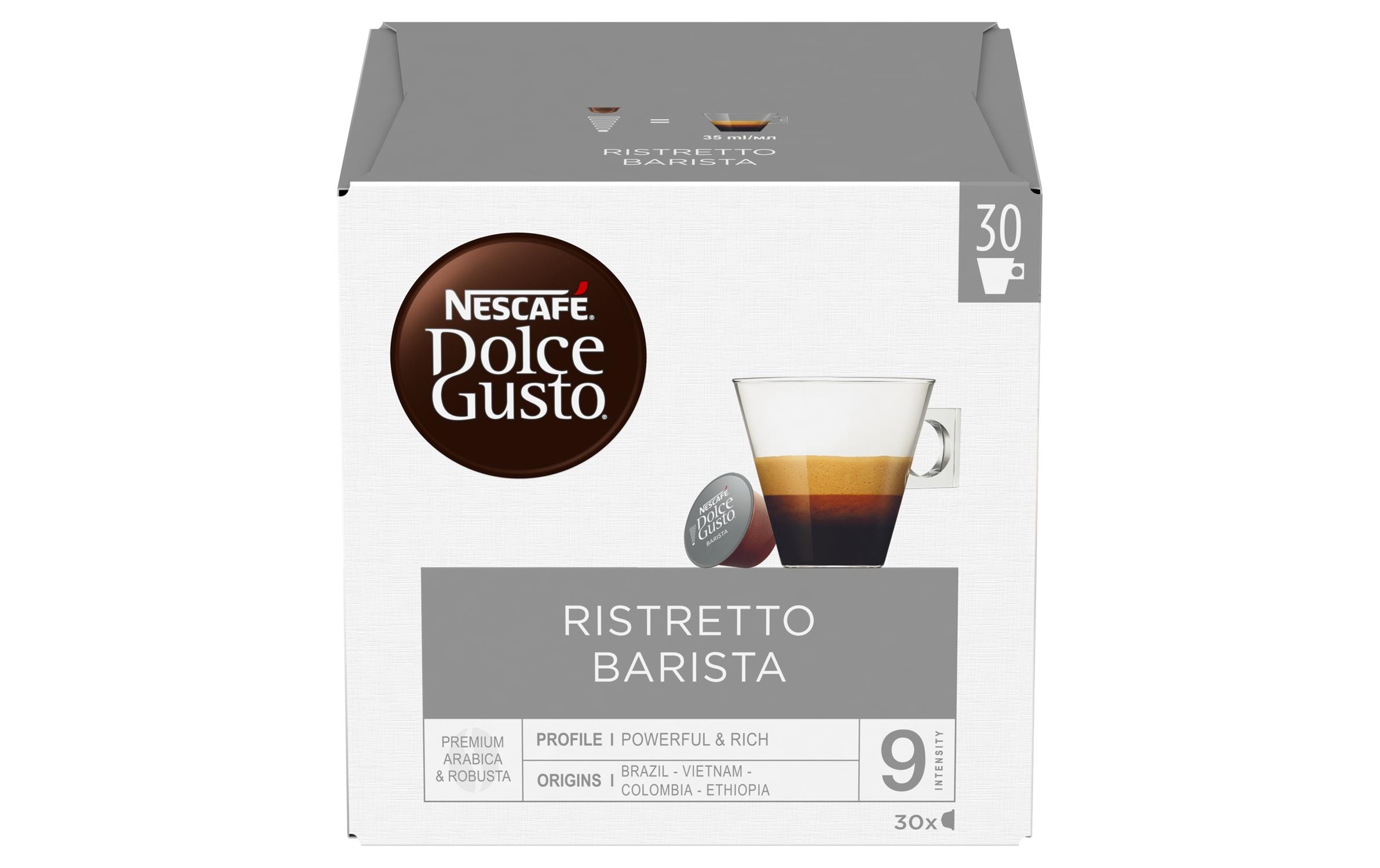 Kaffeekapseln Dolce Gusto Ristretto Barista 30 StückKaffeeportionen für das Dolce Gusto System