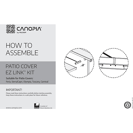 Palram - Canopia Feria 4 x 6,06 m - hvid