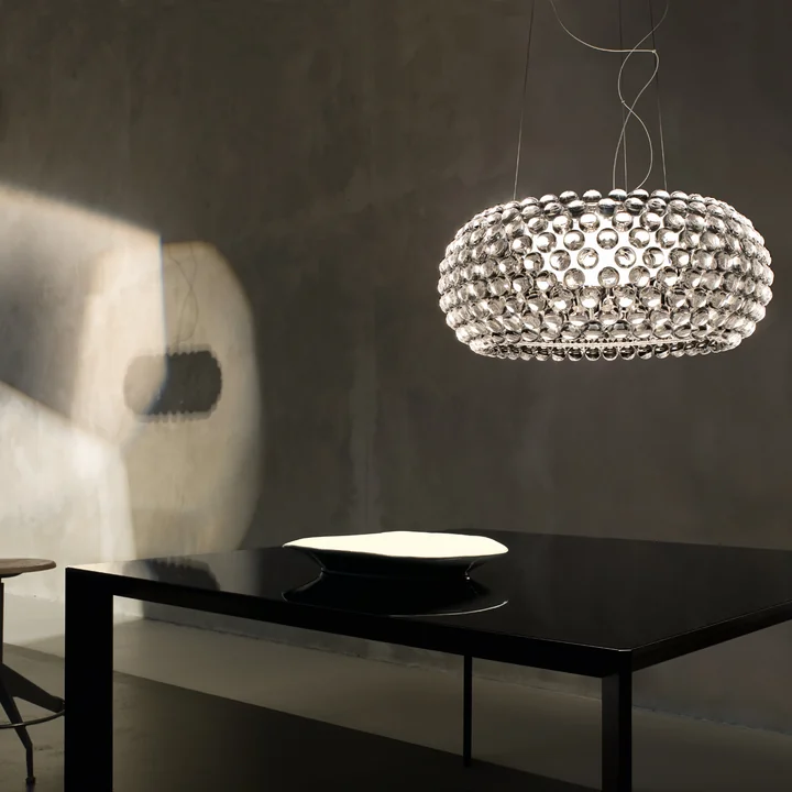 Foscarini - Caboche Plus LED Pendelleuchte media, grau
