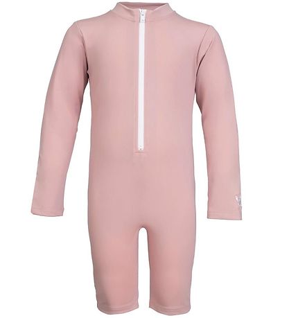 Petit Crabe Bådeheldragt - Combi - UV50+ - Pudderrosa