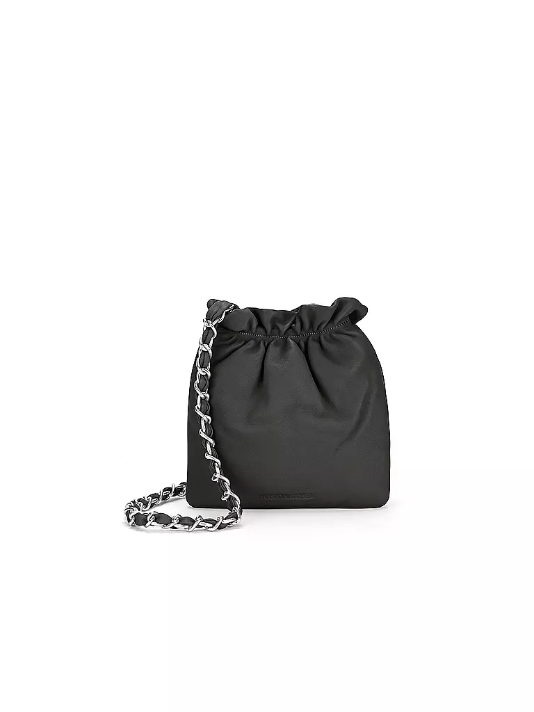 LES VISIONNAIRES Ledertasche - Bucket Bag LILOU SILKY schwarz