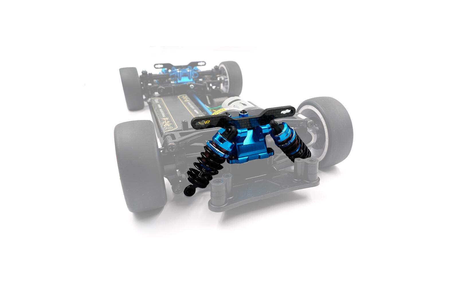 Performance Dämpfer Upgrade-Set TT-02<br>Aluminium Tuning-Set mit Öldruck-Stossdämpfer für Tamiya TT-02 Chassis