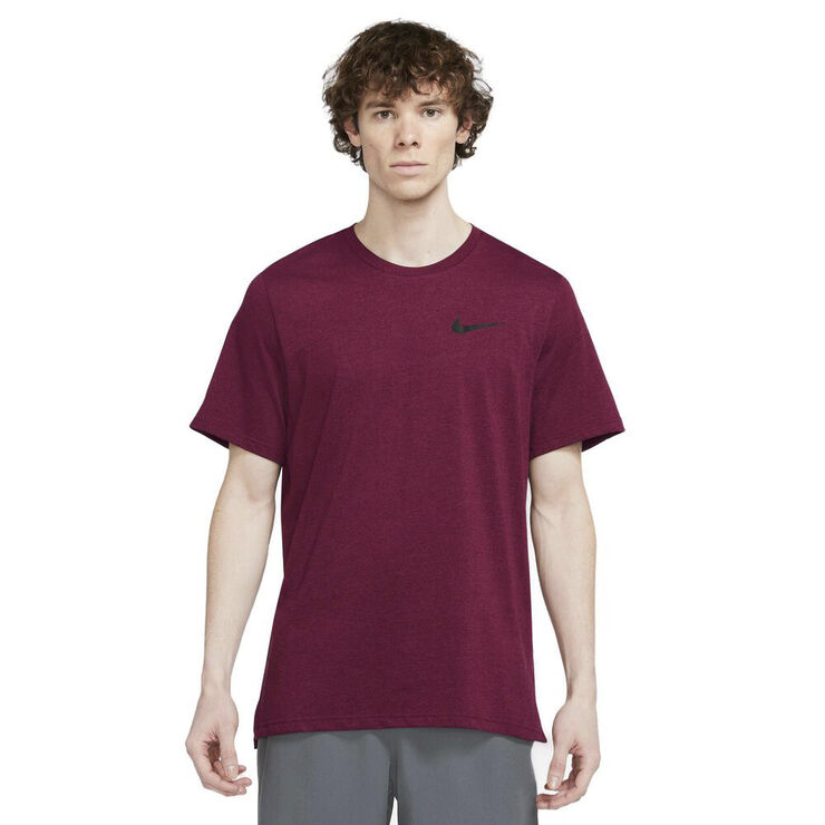 Nike Pro Dri Fit Burnout T Shirt Rød