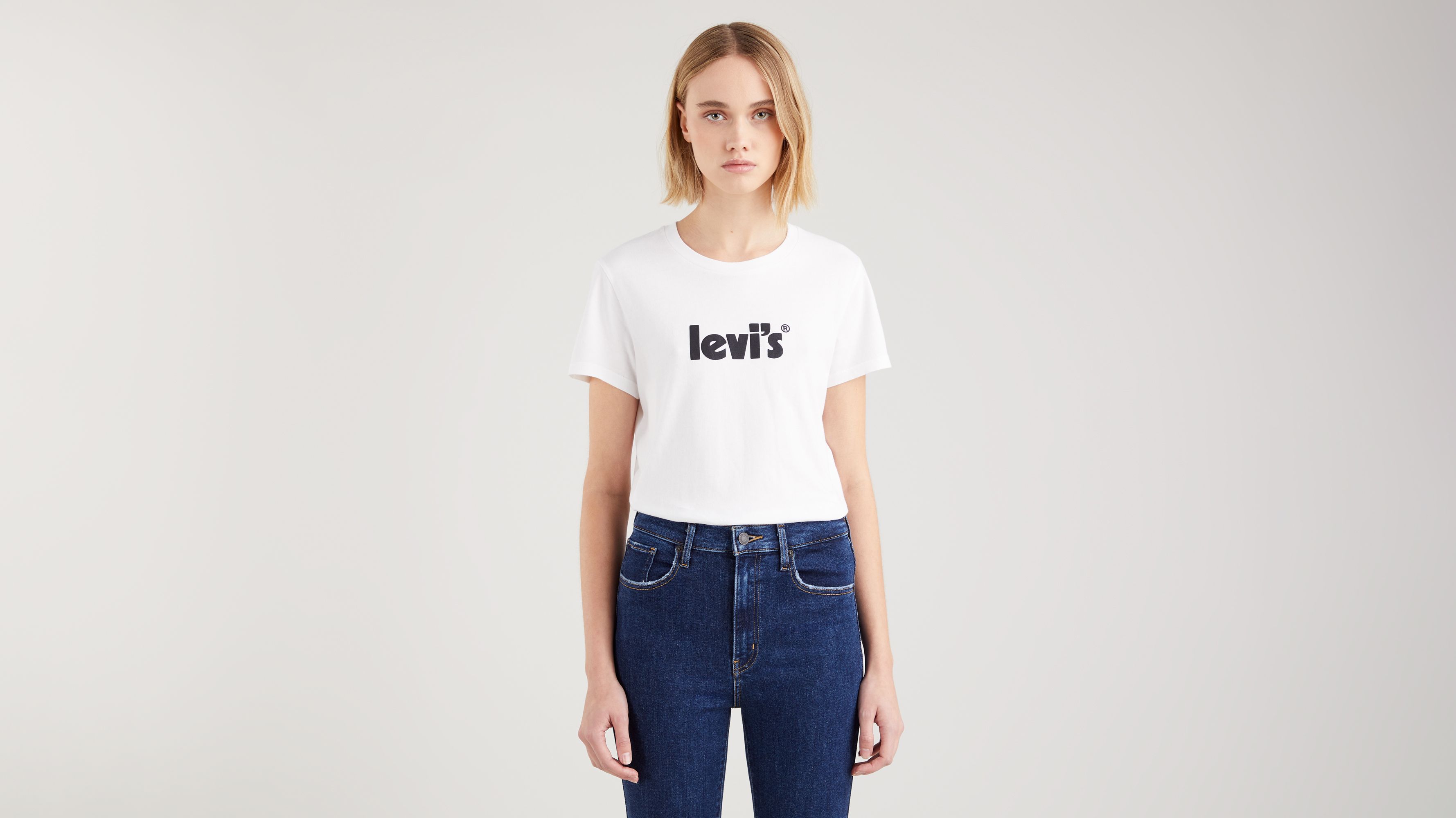 T-shirt Perfect - Poster Logo Sugar Swizzle - Blanc