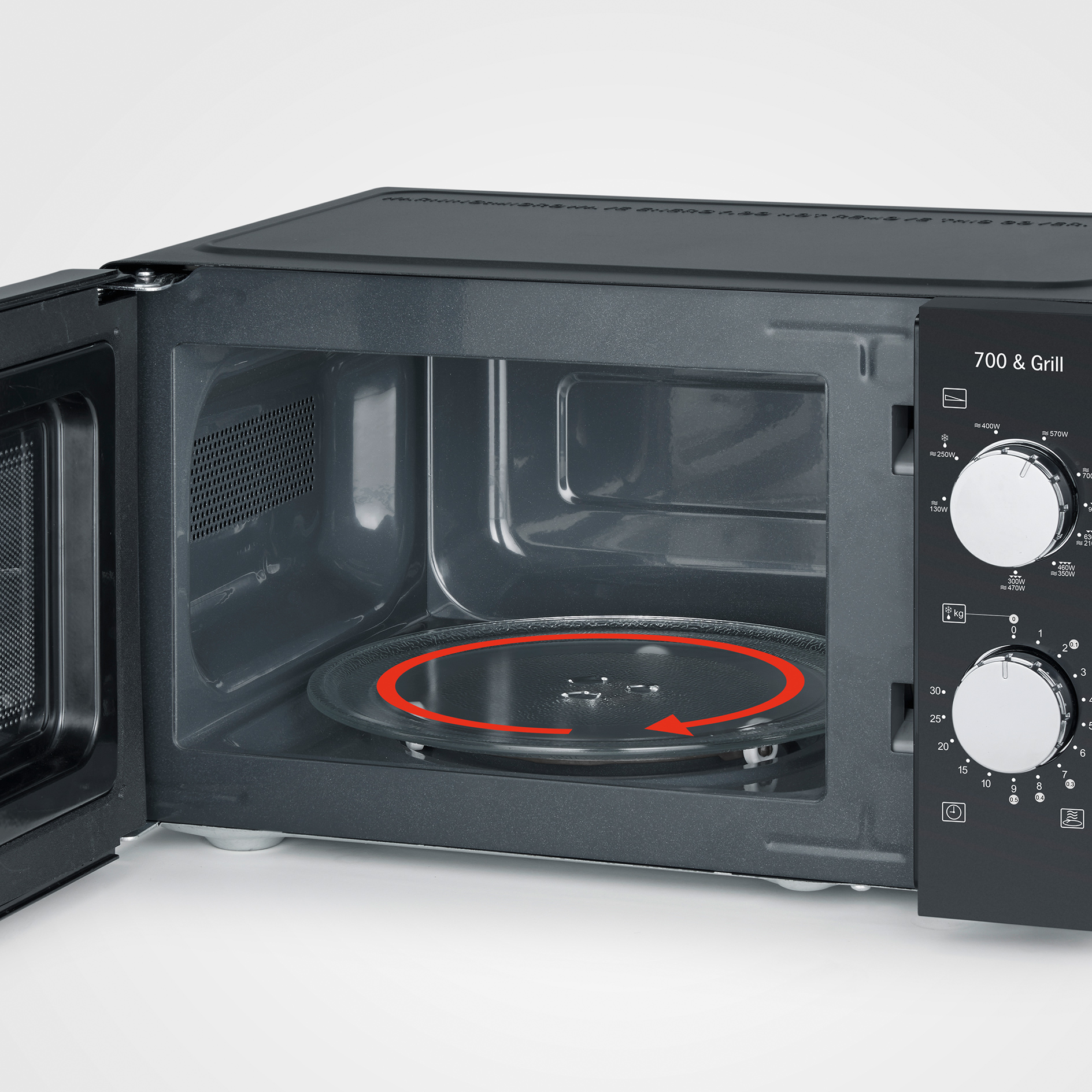 SEVERIN MikrowelleMW 7781 - schwarz - mit Grill