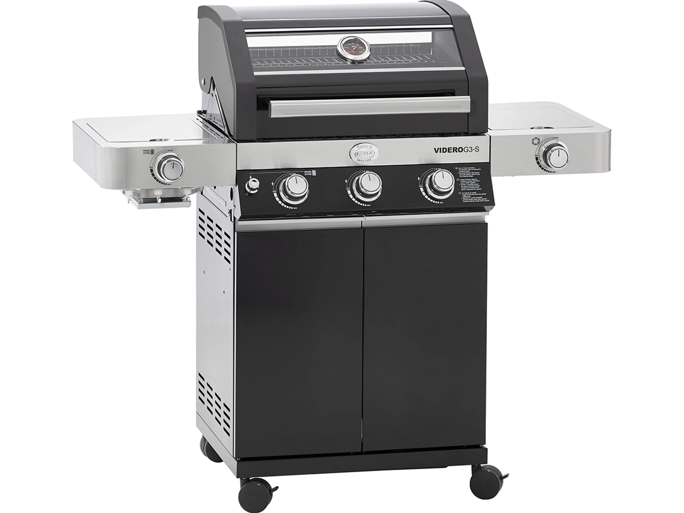 Rösle Gasgrill BBQ-Station Videro G3-S Vario+ 50mbar 3 Brenner und Seitenbrenner