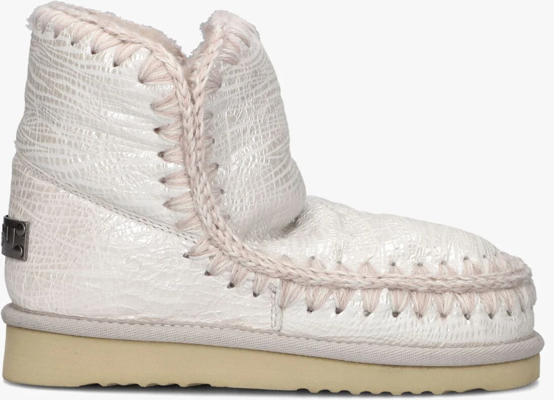 MOU witte mou vachtlaarzen eskimo 18 glitter logo