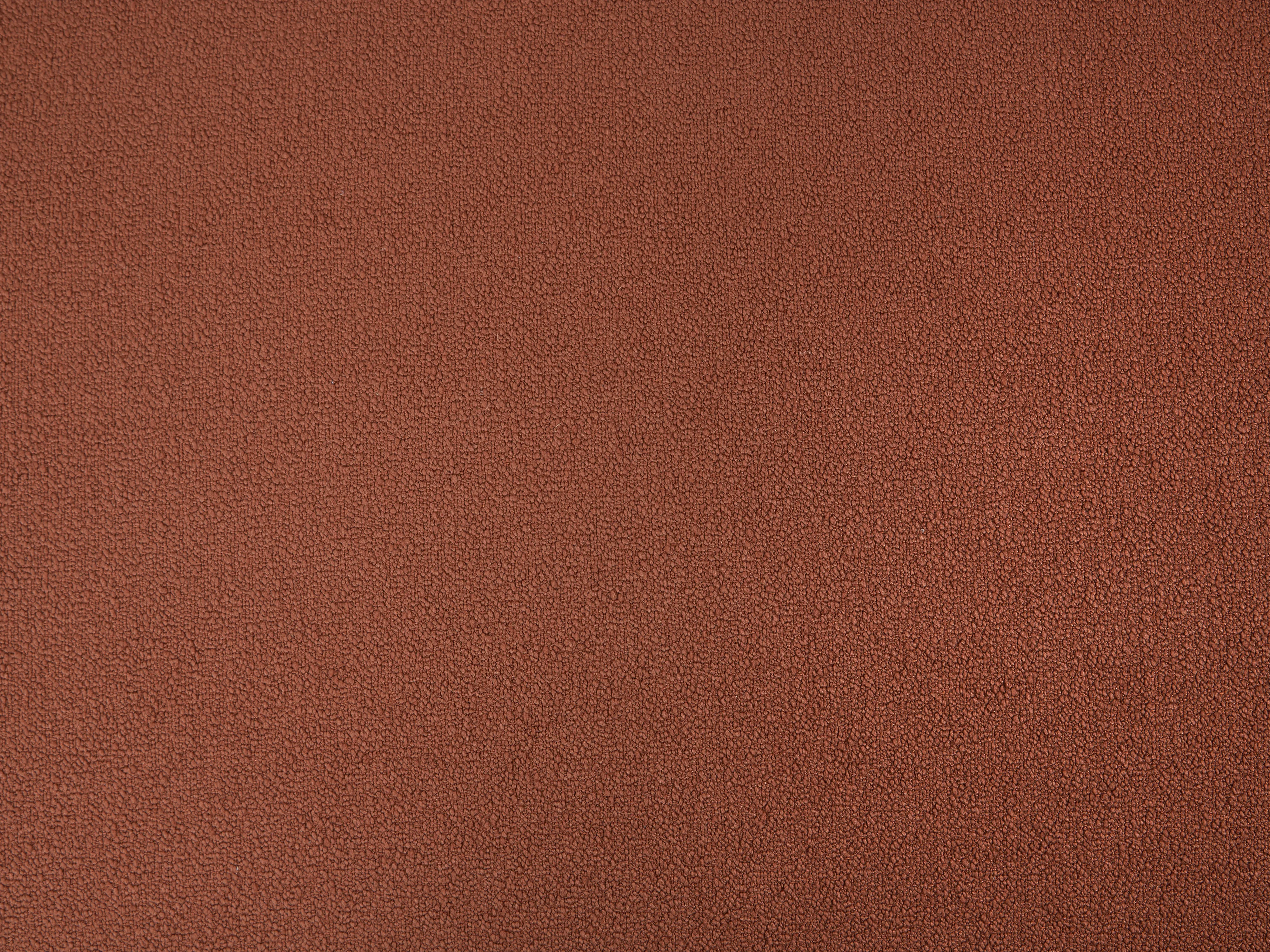 Rechtszijdige chaise longue CHEVANNES Bouclé Donkerrood
