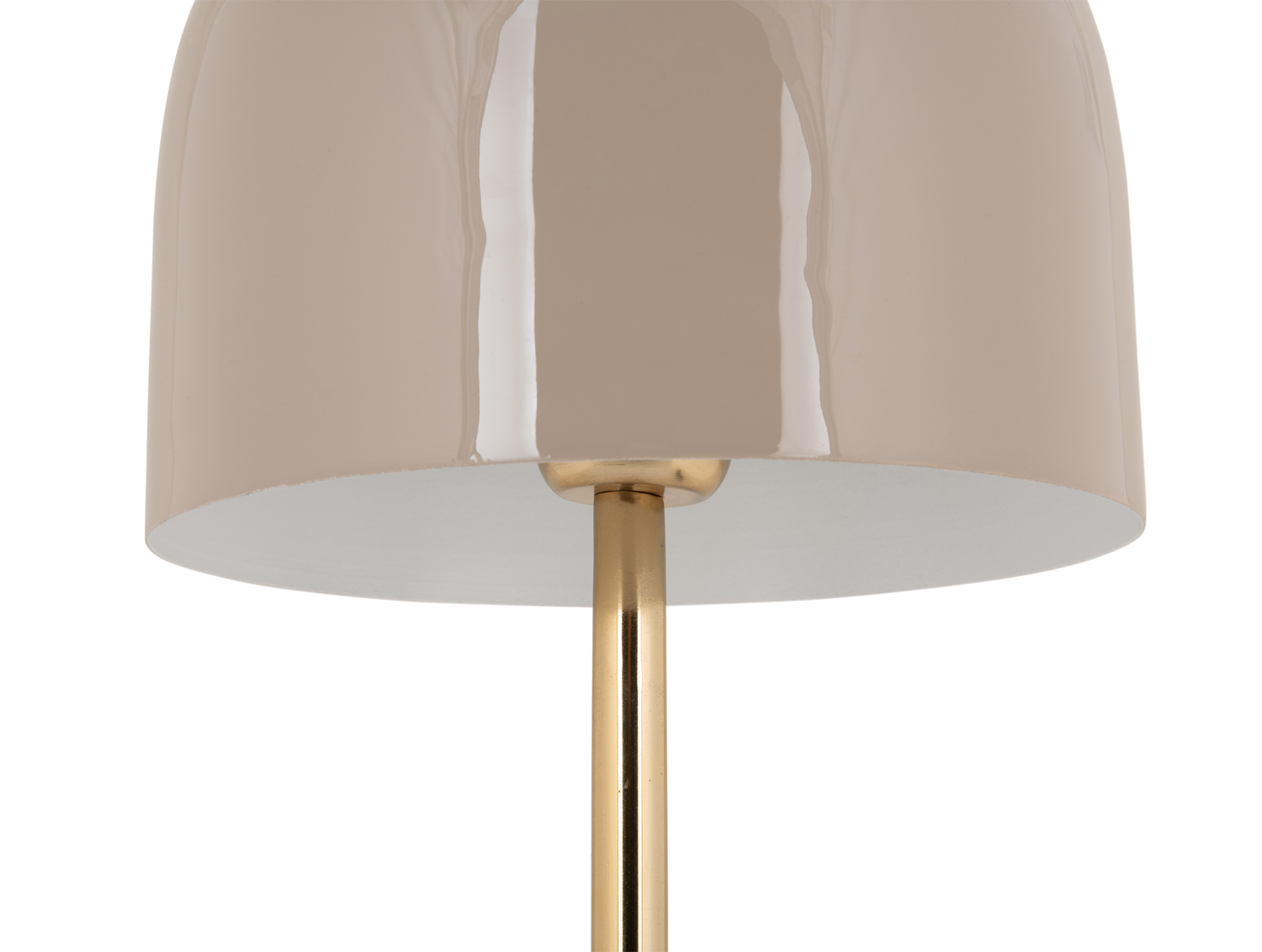 Table lamp Manta enamel warm grey