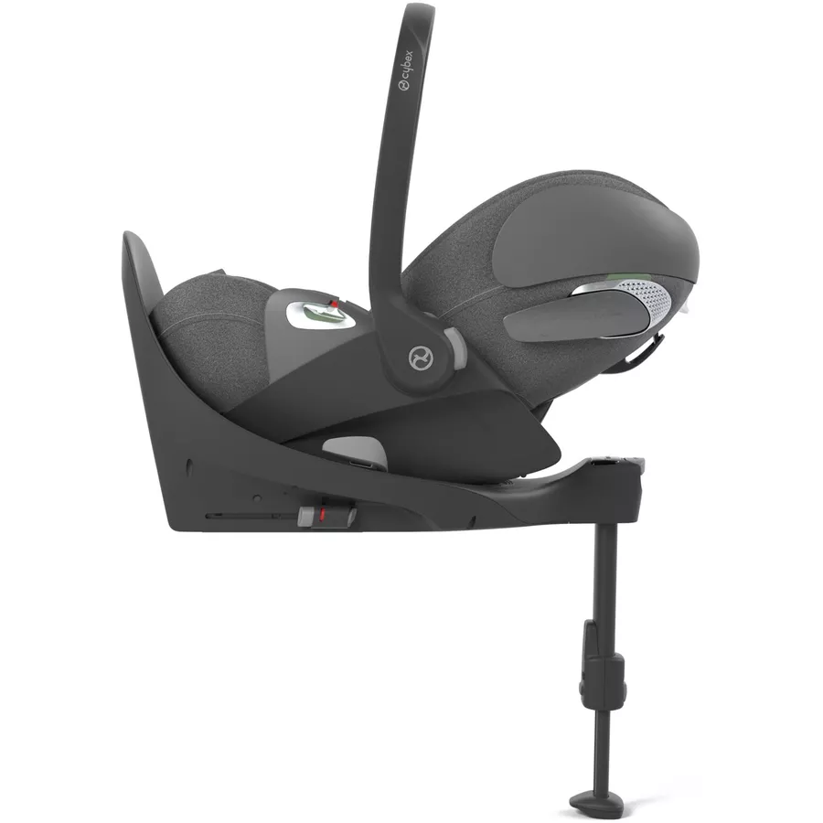 cybex PLATINUM Babyschale Cloud T I-Size Mirage Grey Plus mit Basisstation Base T