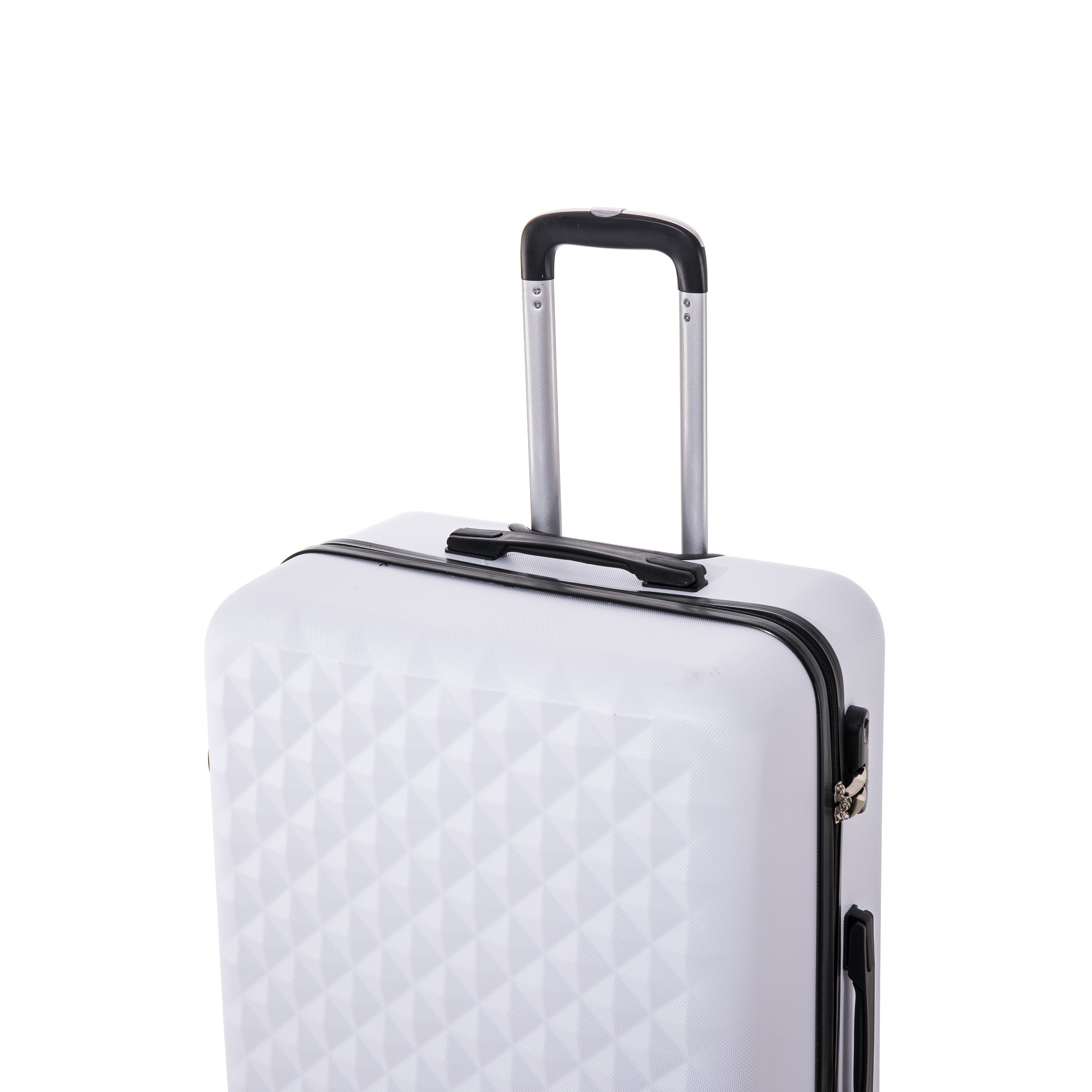 Reisekoffer Hartschalenkoffer AMY 3er Set weiss