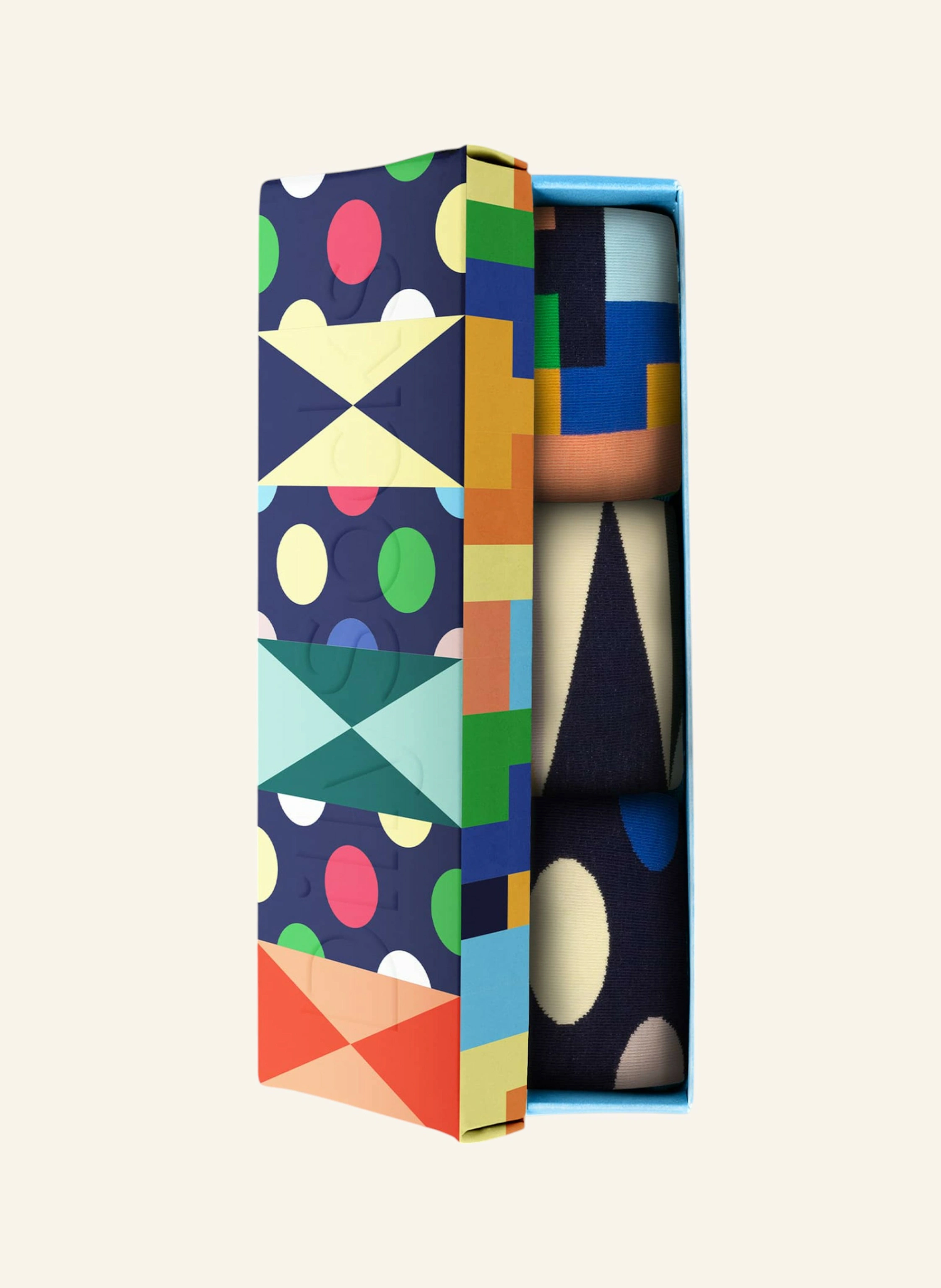 DillySocks Socken GEOMETRIC ILLUSION MIT GESCHENKBOX