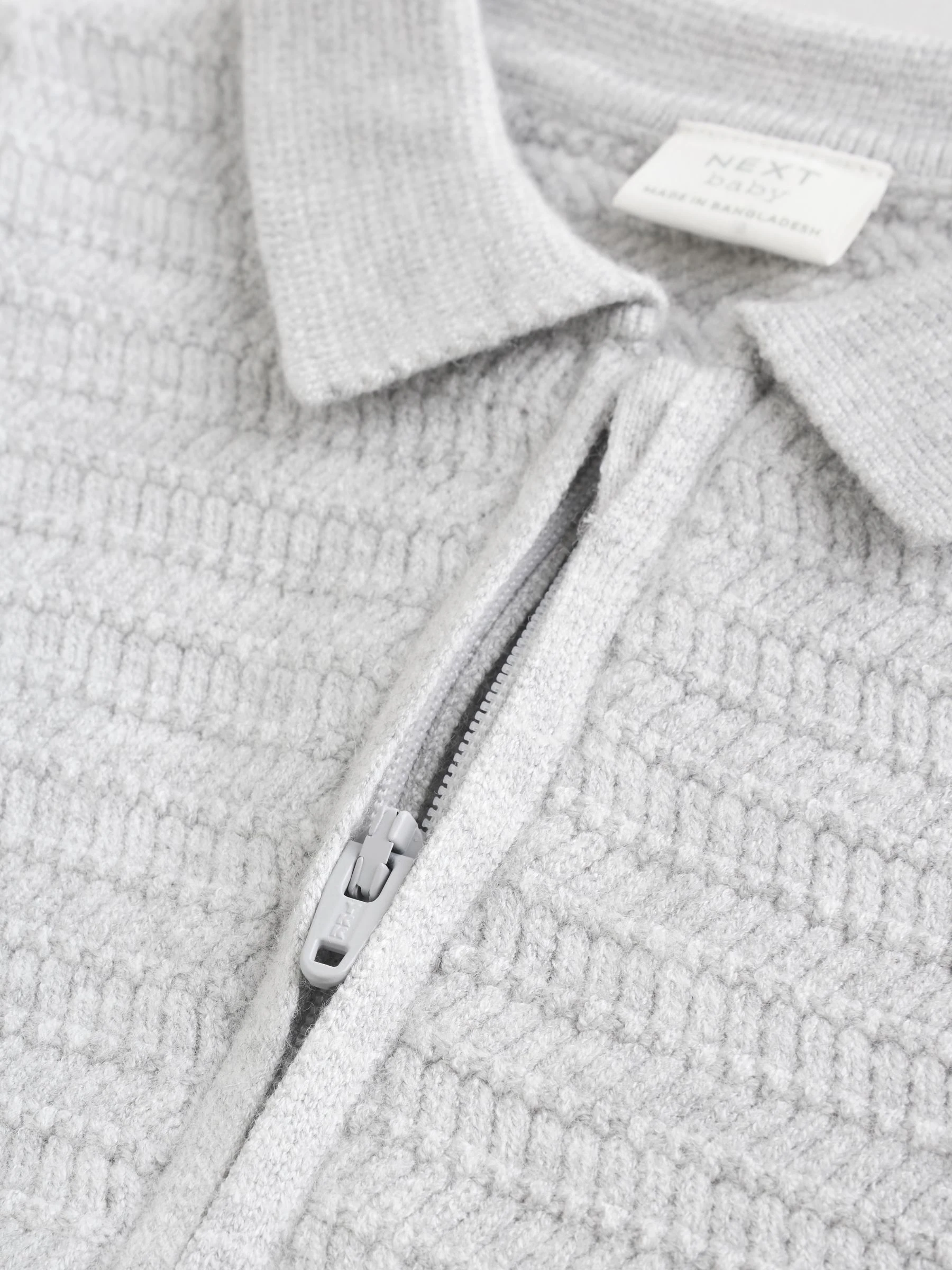 Grijs - Babyset met gebreide trui en legging (0mnd-2jr)