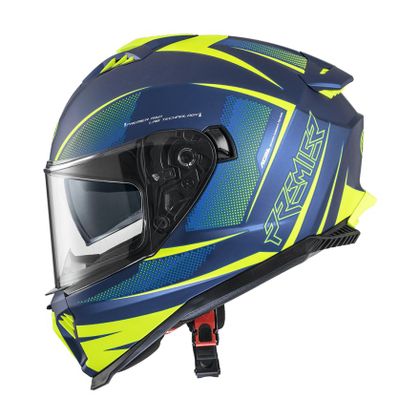 Casque Premier TYPHOON - FR 12 BM - Bleu / Jaune