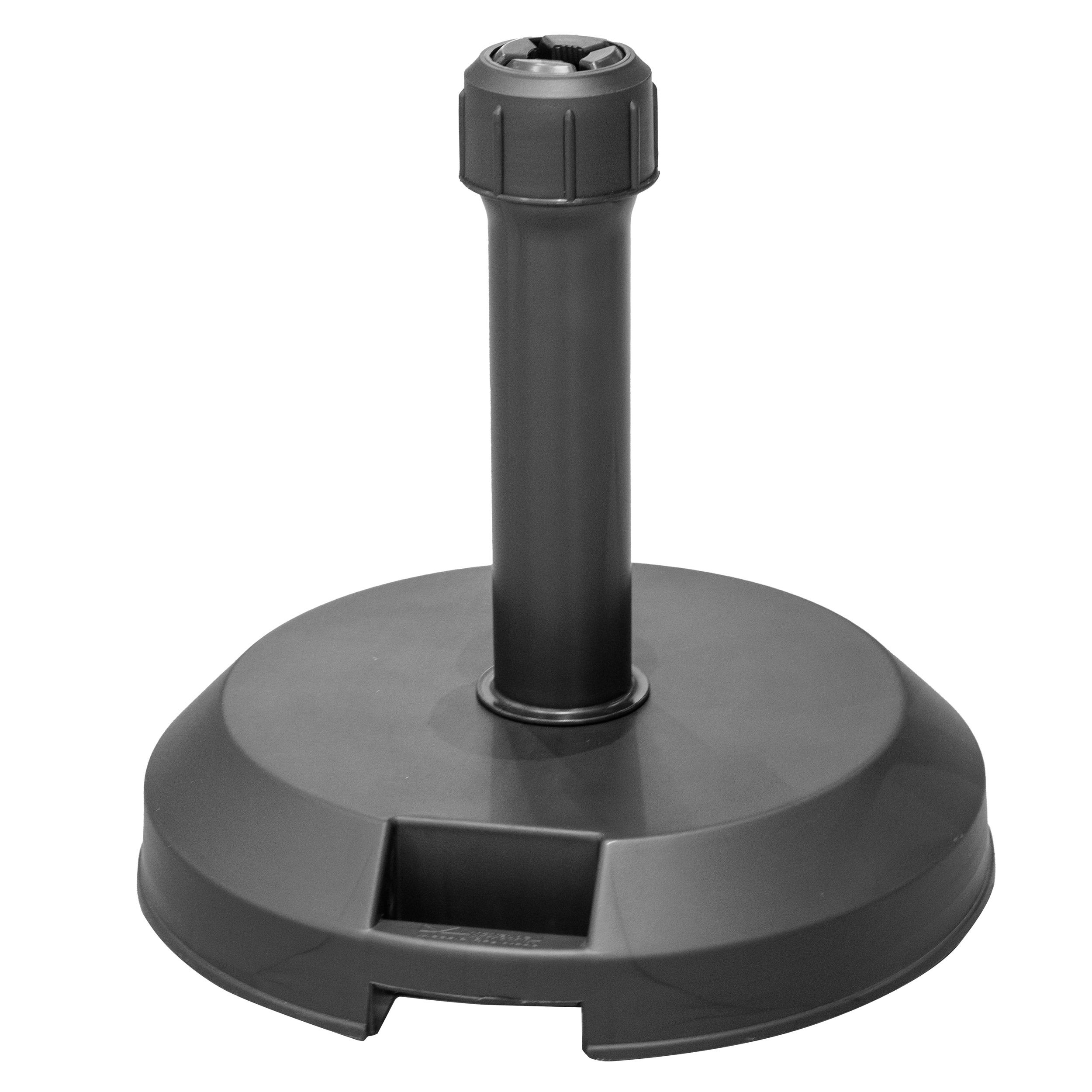 PIED PARASOL BETON 17 KG NOIR