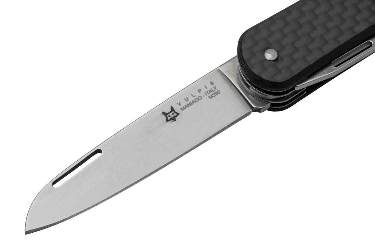 FOX Vulpis 4-Tools FX-VP130-S4CF, M390, Carbon Fiber, Zwitsers zakmes