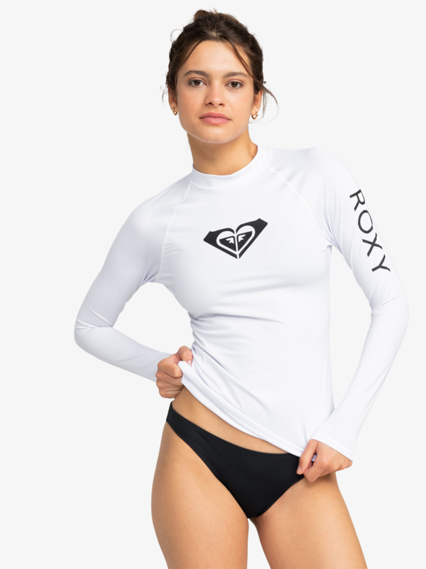Whole Hearted Lycra manches longues Blanc Femme
