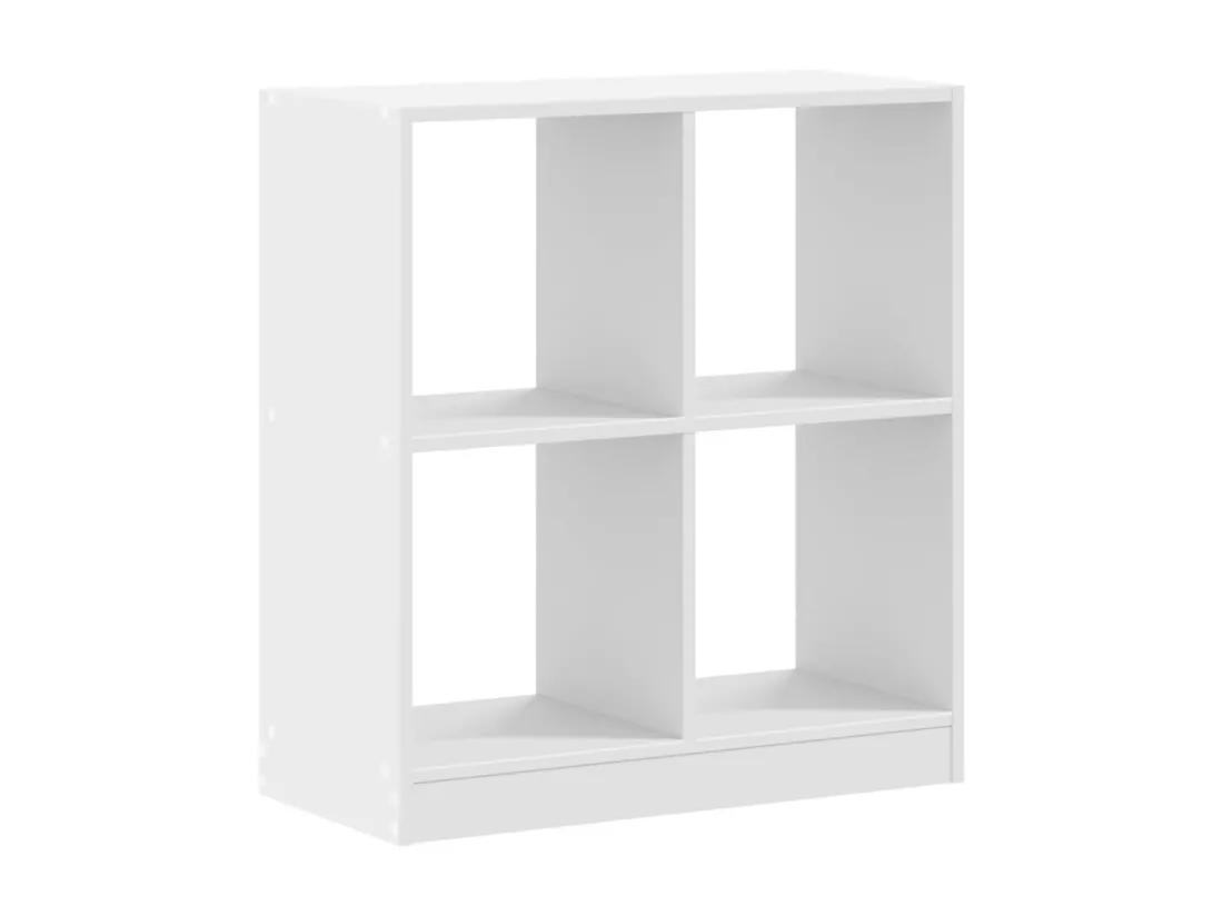 Bibliothèque blanc 68,5x32x75 cm bois d'ingénierie
