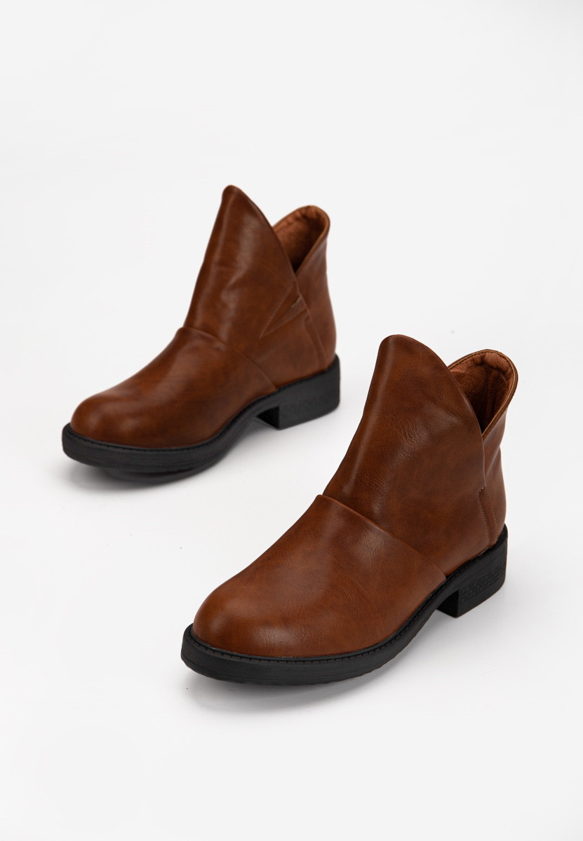 Bottines femme chameau Lariva