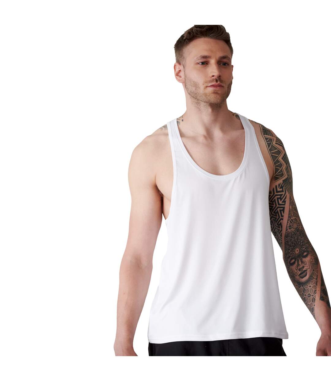 Tombo - Débardeur de musculation - Homme (Blanc) - UTRW5472