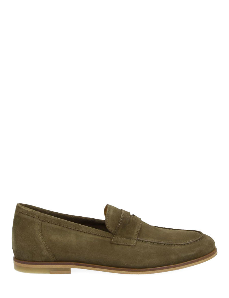 SCHMOOVE MOCASSINS SMART MOC SUÈDE KAKI