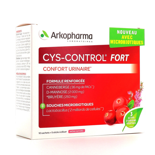 Cys-Control Fort Confort Urinaire Arkopharma - Pharmacie des Drakkars
