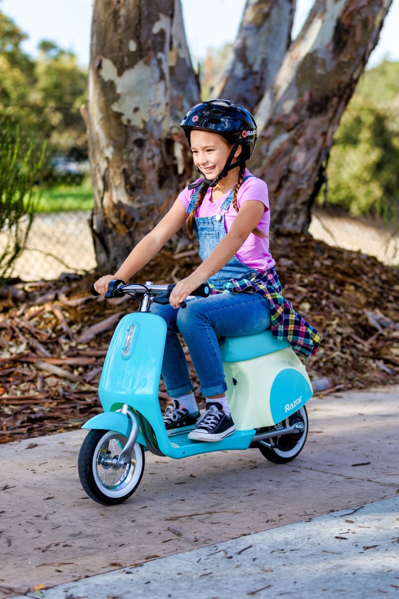 Razor - Pocket Mod Petite El Scooter Til Børn - Blå