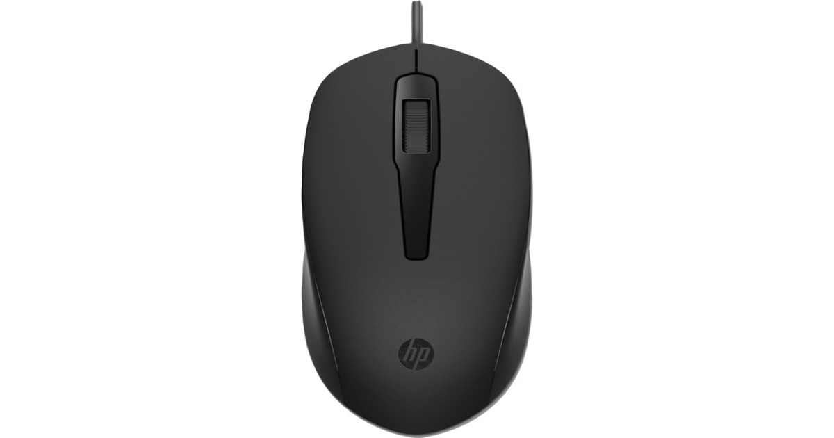 HP150 muis met kabel  (Zwart, 1600 dpi)
