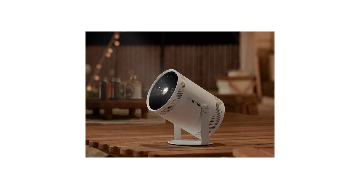 SAMSUNGThe Freestyle 2nd Gen. mobiel projectiescherm   (Wit, micro-HDMI, WiFi5, Bluetooth 5.2)