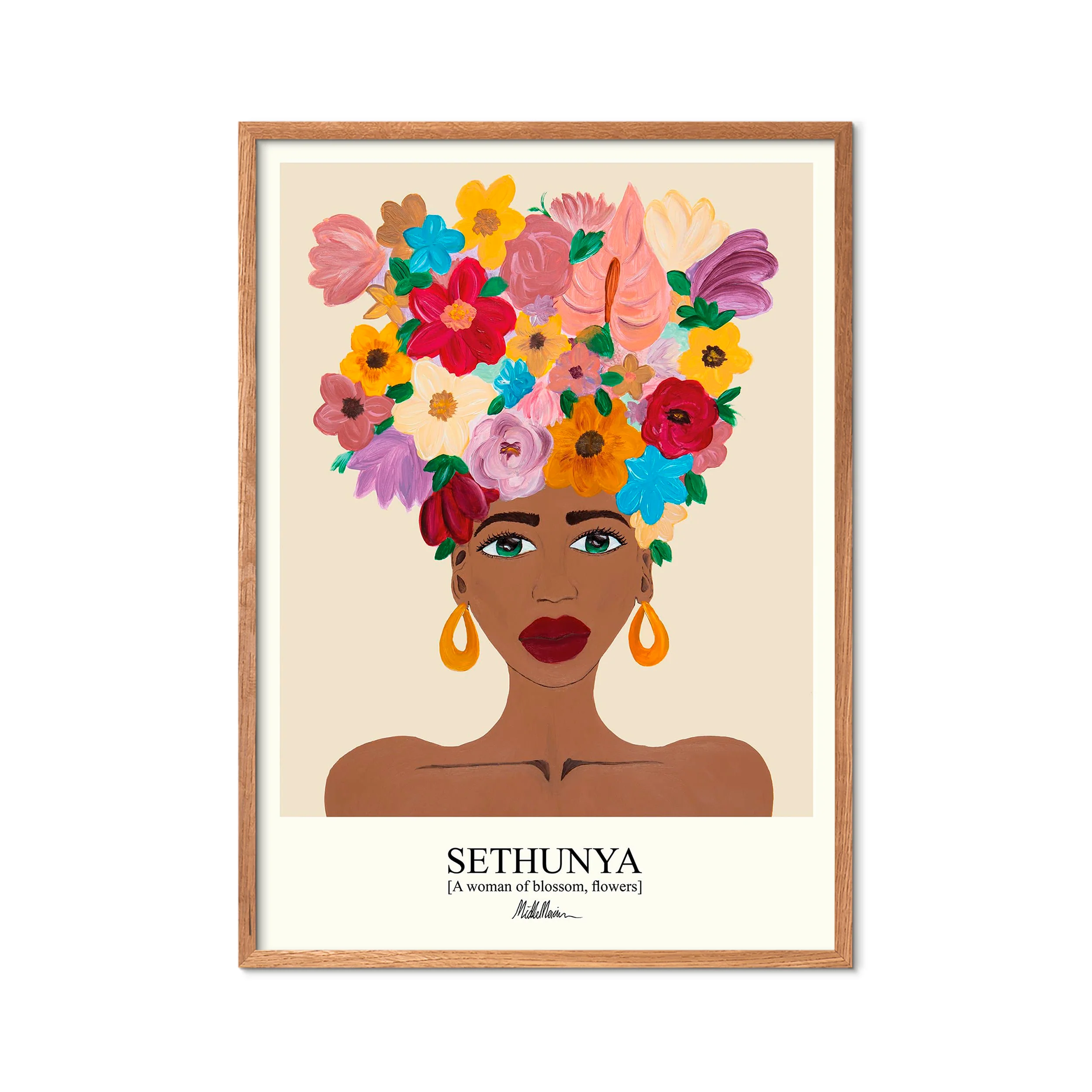 Poster & Frame  Morais Artworks Sethunya plakat - Warm